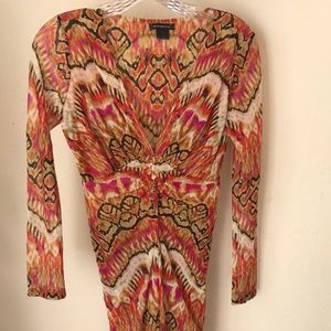 Colorful and Fun Ruched Dress